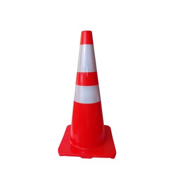 Pachołek ostrzegawczy odblaskowy – 75 cm, elastyczne PCV