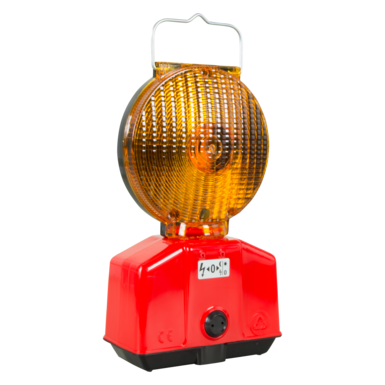 Optima-Blitz LED żółty | jednostronny | przełącznik wewnętrzny | bez uchwytu Secura52