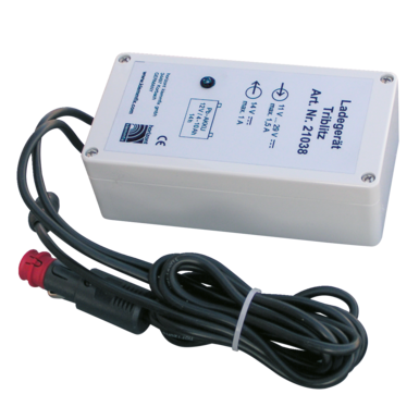 Ładowarka samochodowa 12/24 V DC / 12 V DC do lampy błyskowej Tri-Blitz i lampy błyskowej kierunkowej ze stożkiem świetlnym