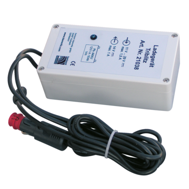 Ładowarka samochodowa 12/24 V DC / 12 V DC do lampy błyskowej Tri-Blitz i lampy błyskowej kierunkowej ze stożkiem świetlnym