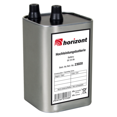 Bateria alkaiczna o wysokiej wydajności 6 V/20 Ah