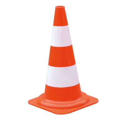 Pachołek drogowy 50 fluores.10szt/1kg