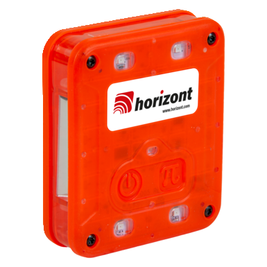 StreetFlash | System szybkiego ostrzegania | pomarańczowy | zestaw 6 sztuk z futerałem