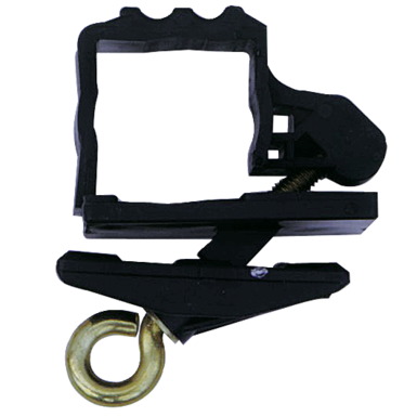 Uchwyt na tabliczkę 128MS | czarny | tworzywo sztuczne