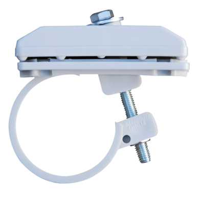 Uchwyt na tabliczkę 126MO | biały | tworzywo sztuczne