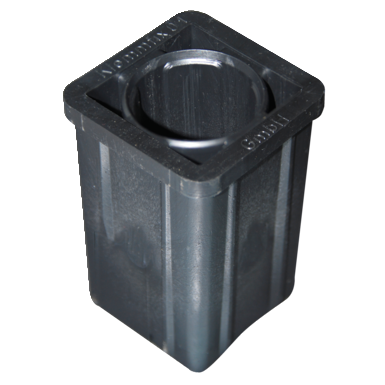 Obejma rurowa | tworzywo sztuczne | czarna