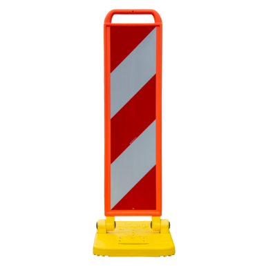 Lampa ostrzegawcza składana w kolorze żółtym/pomarańczowym, typ folii RA 2