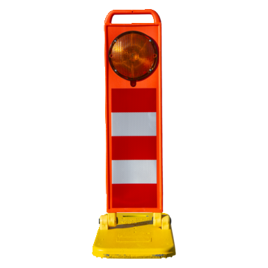 Lampa ostrzegawcza składana | pojedynczy błysk LED| poprzeczna dwustronna RA2