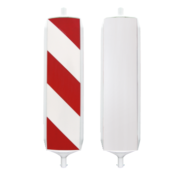 Sygnalizator bezpieczeństwa KD-System | prawy jednostronny RA2 z pasami ukośnymi