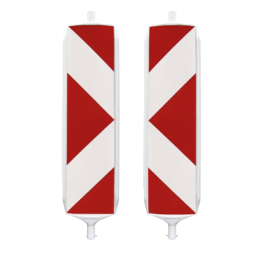 Tablica ostrzegawcza SD-System | prawostronny/lewostronny, dwustronna strzałka RA2