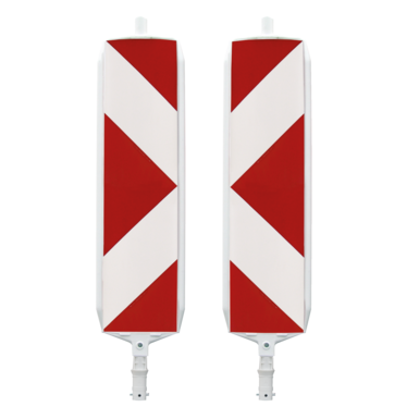 Tablica ostrzegawcza D-System | prawostronny/lewostronny, dwustronna strzałka RA2