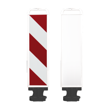 Leitboy IV, L92 weiß | jednostronny, ze strzałką w prawo