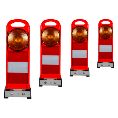 Lampka sygnalizacyjna FlashMax Synchro | LED | żółta | sztaplowana (bateria)