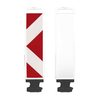 Leitboy IV, L92 biały | skierowany w lewo, folia strzałkowa